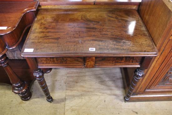 Victorian mahogany side table